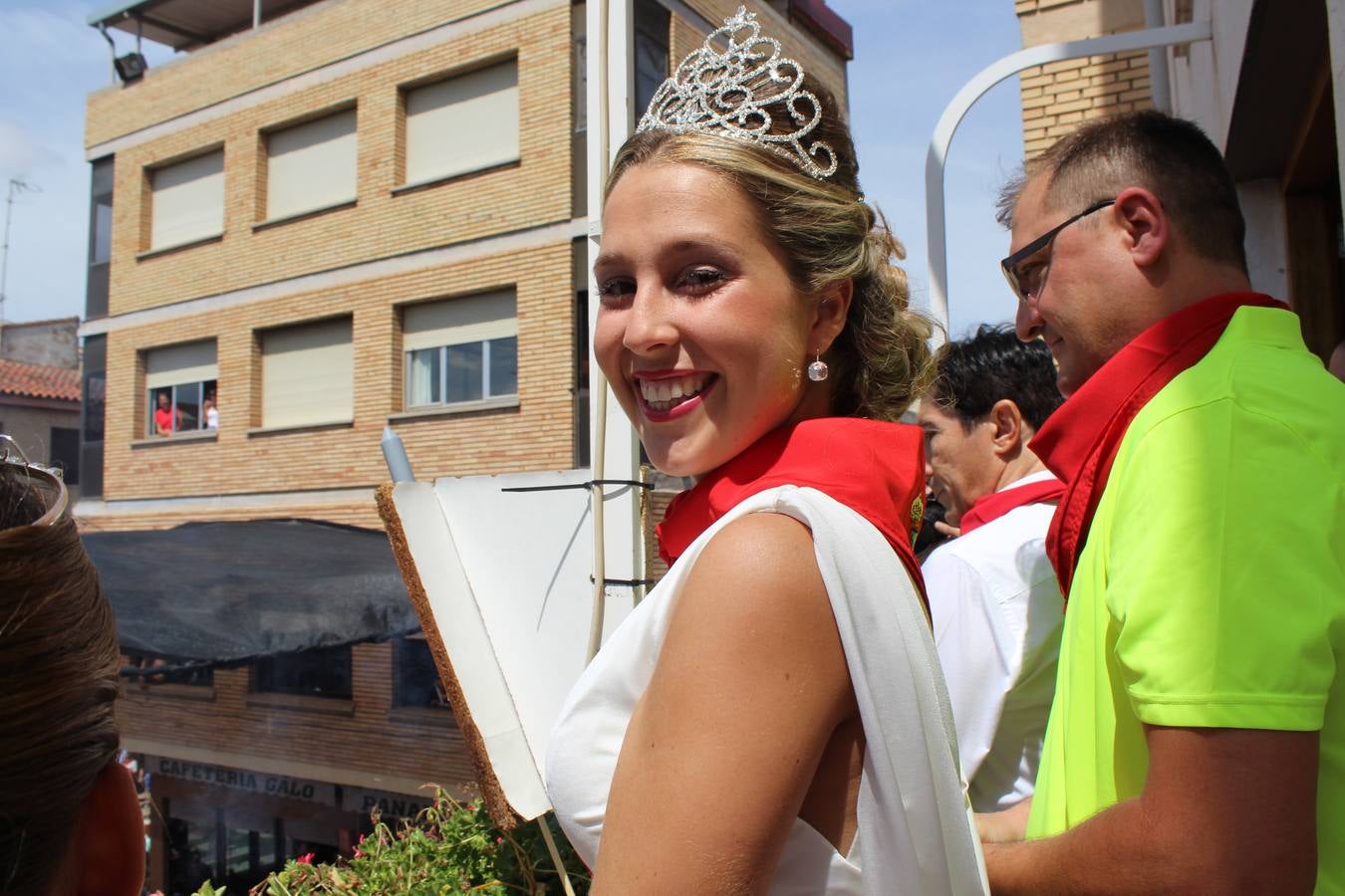 Chupinazo festivo en Rincón de Soto