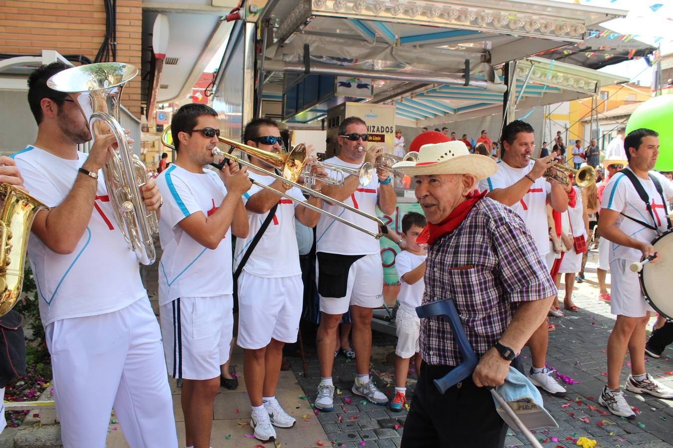 Chupinazo festivo en Rincón de Soto