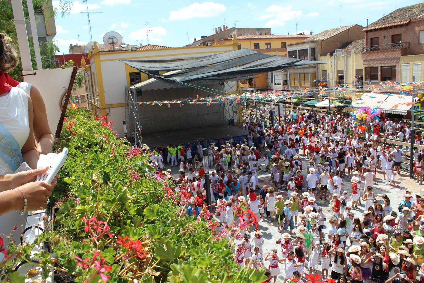 Chupinazo festivo en Rincón de Soto