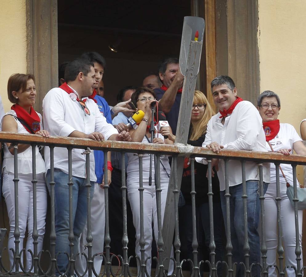 El chupinazo desata la fiesta en Alfaro