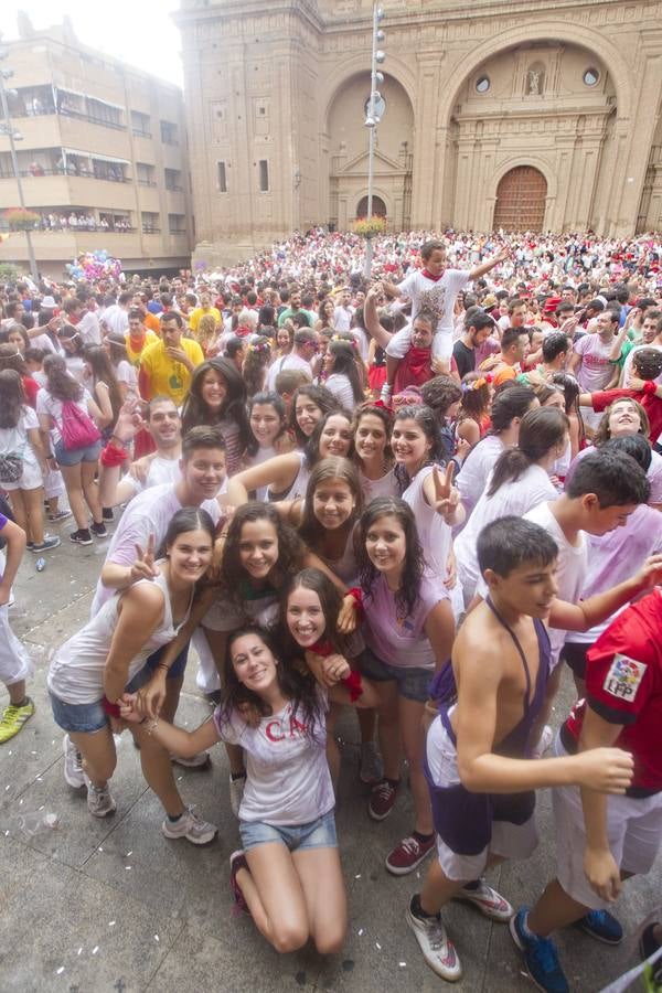 El chupinazo desata la fiesta en Alfaro