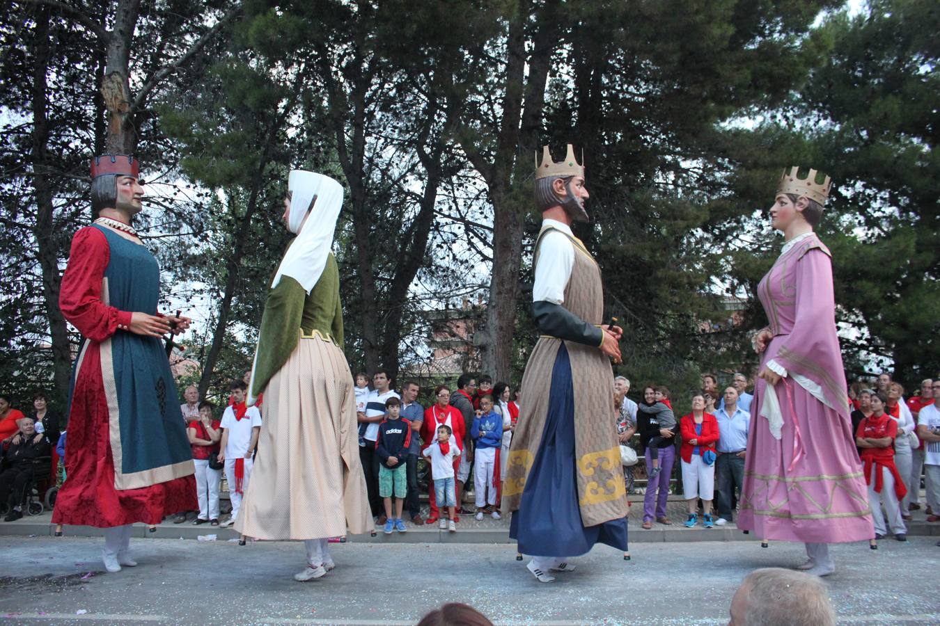 Las carrozas brillaron en Alfaro