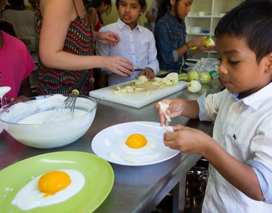 Taller de cocina infantil de APIR