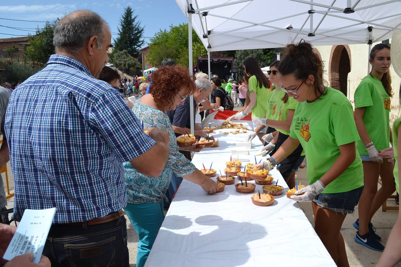 Festival de la patata a la brava en Villar de Torre