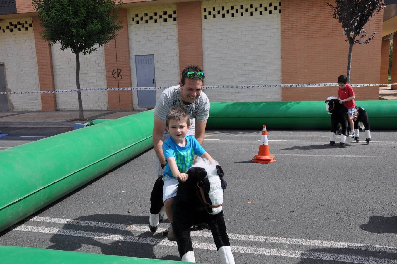 Hinchables y talleres en las fiestas de Haro