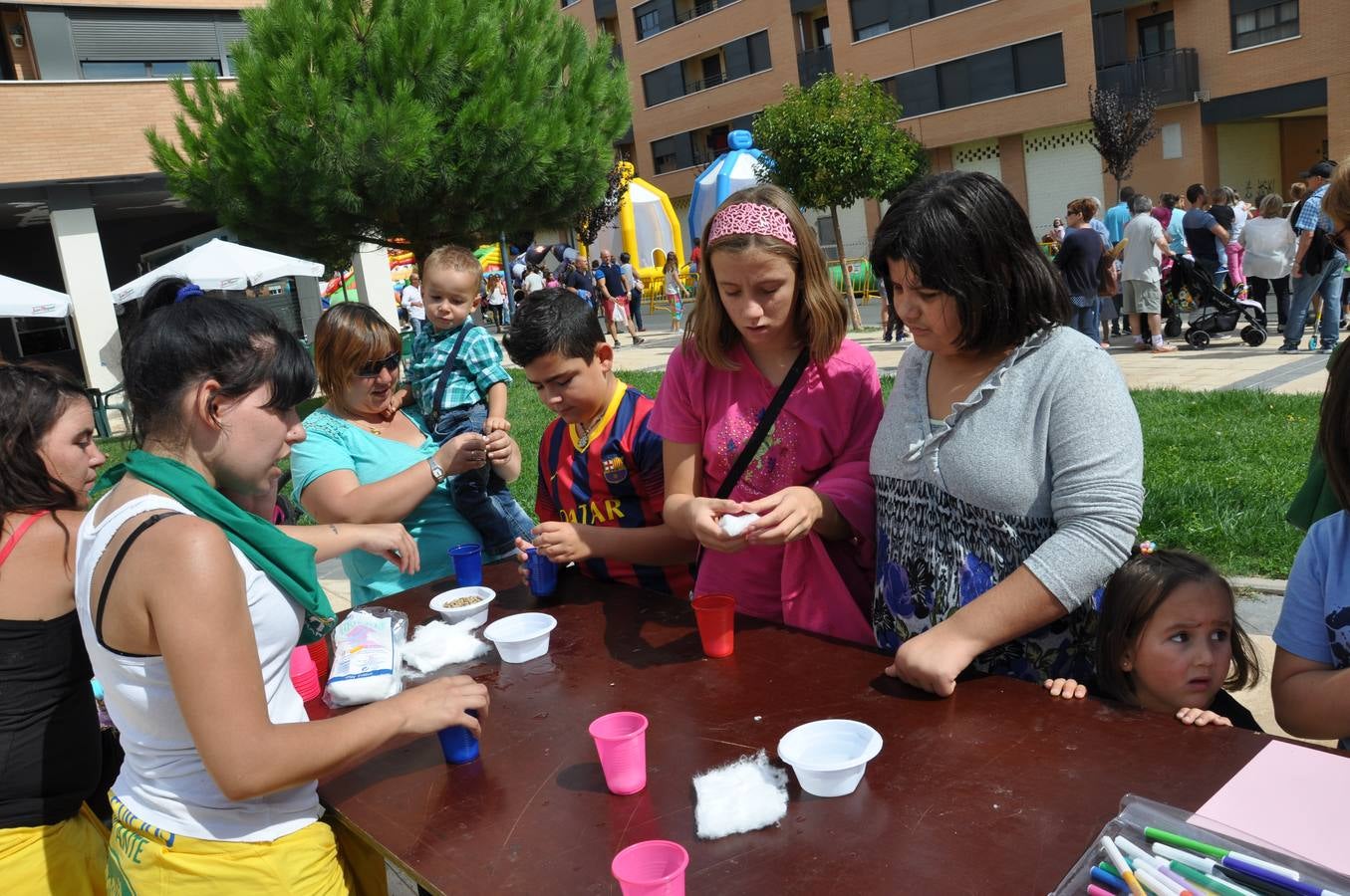 Hinchables y talleres en las fiestas de Haro