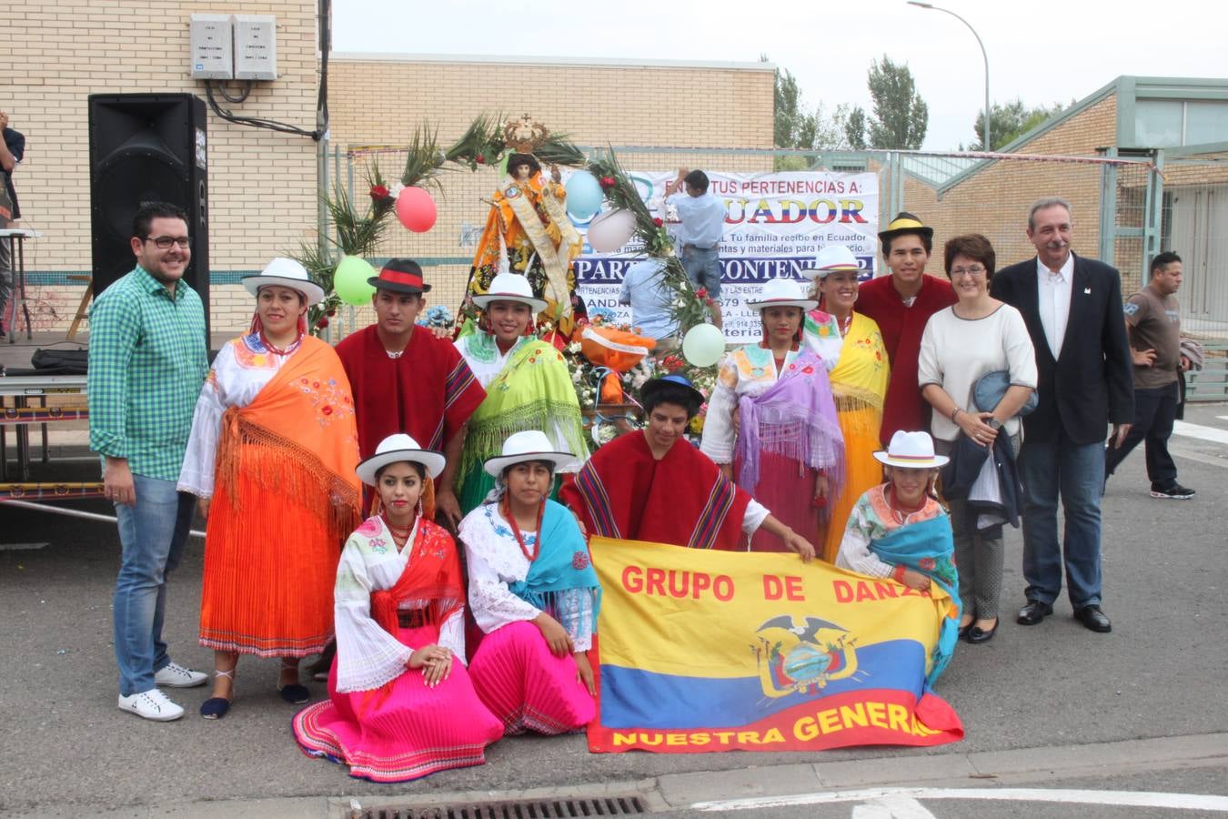 La comunidad ecuatoriana celebra la Virgen del Cisne en Alfaro