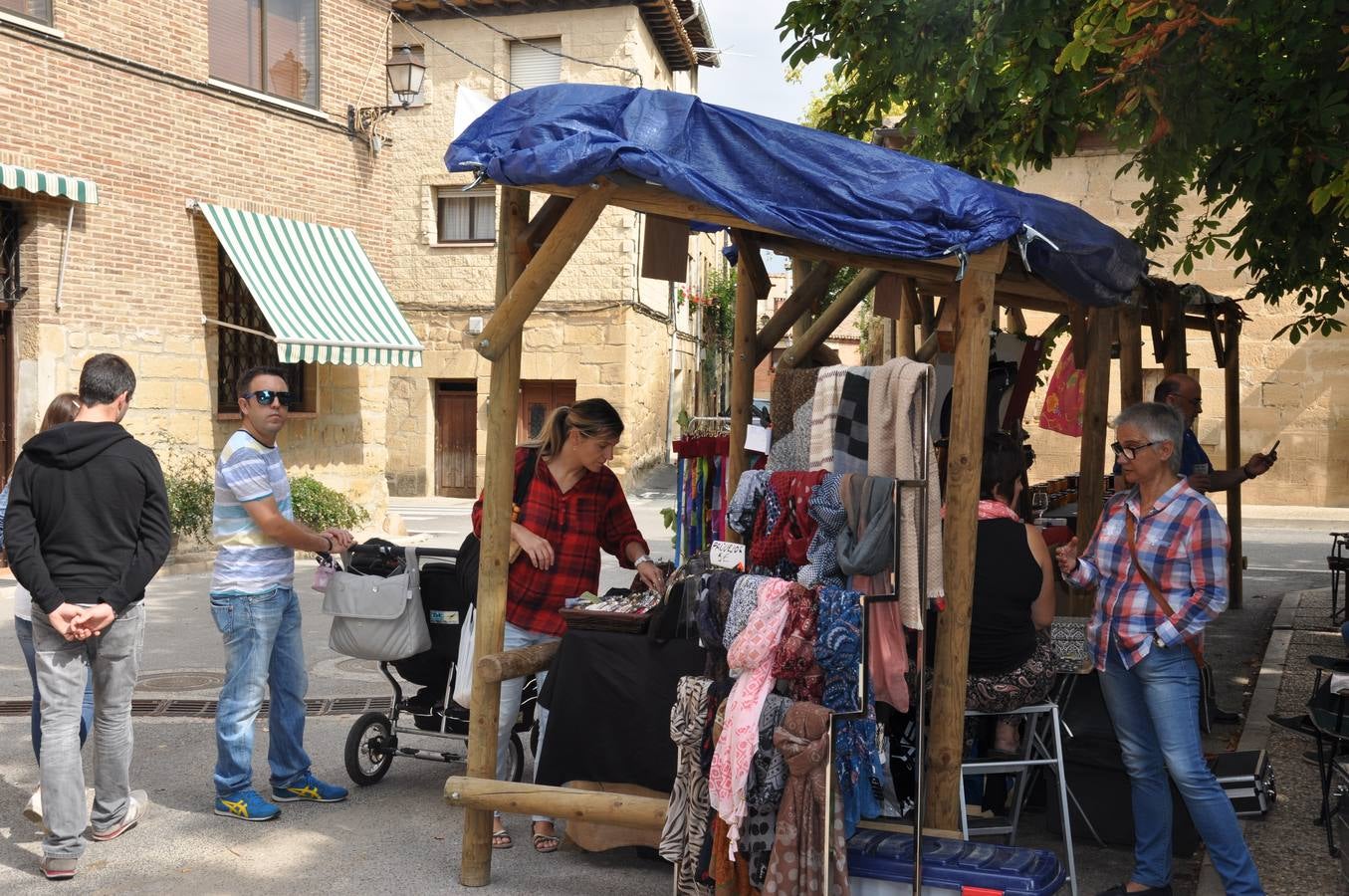 Mercado de la vendimia en Ollauri