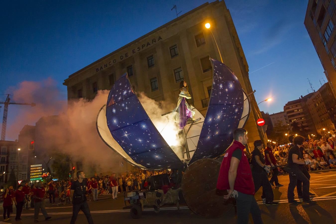 San Mateo: desfile de carrozas