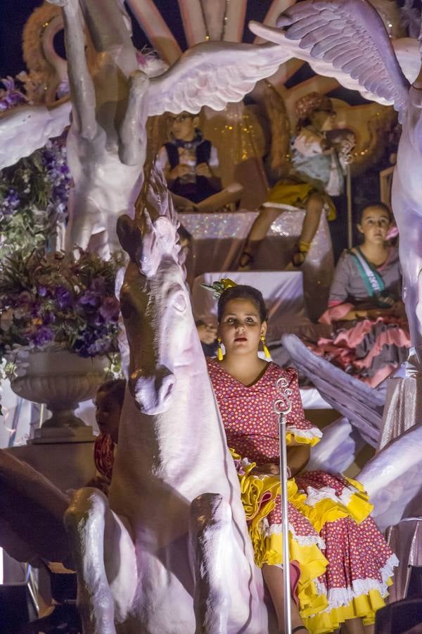 San Mateo: desfile de carrozas