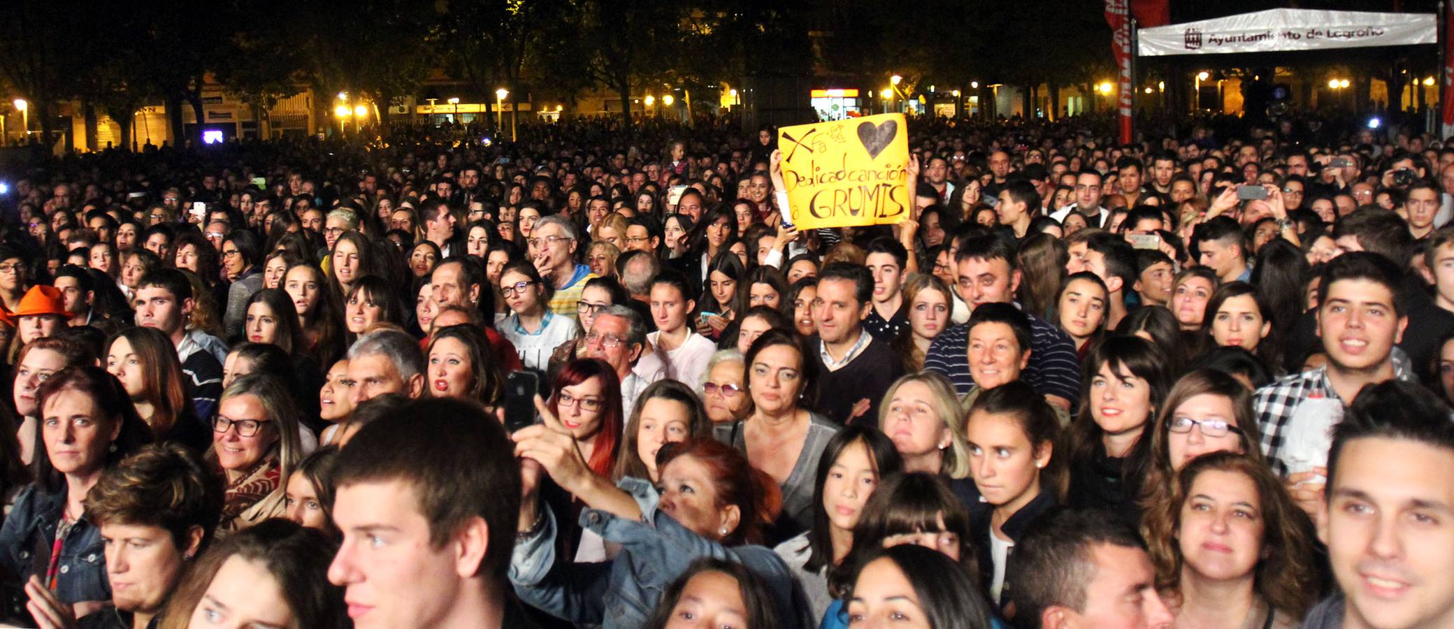 Nancys Rubias en la plaza del Ayuntamiento