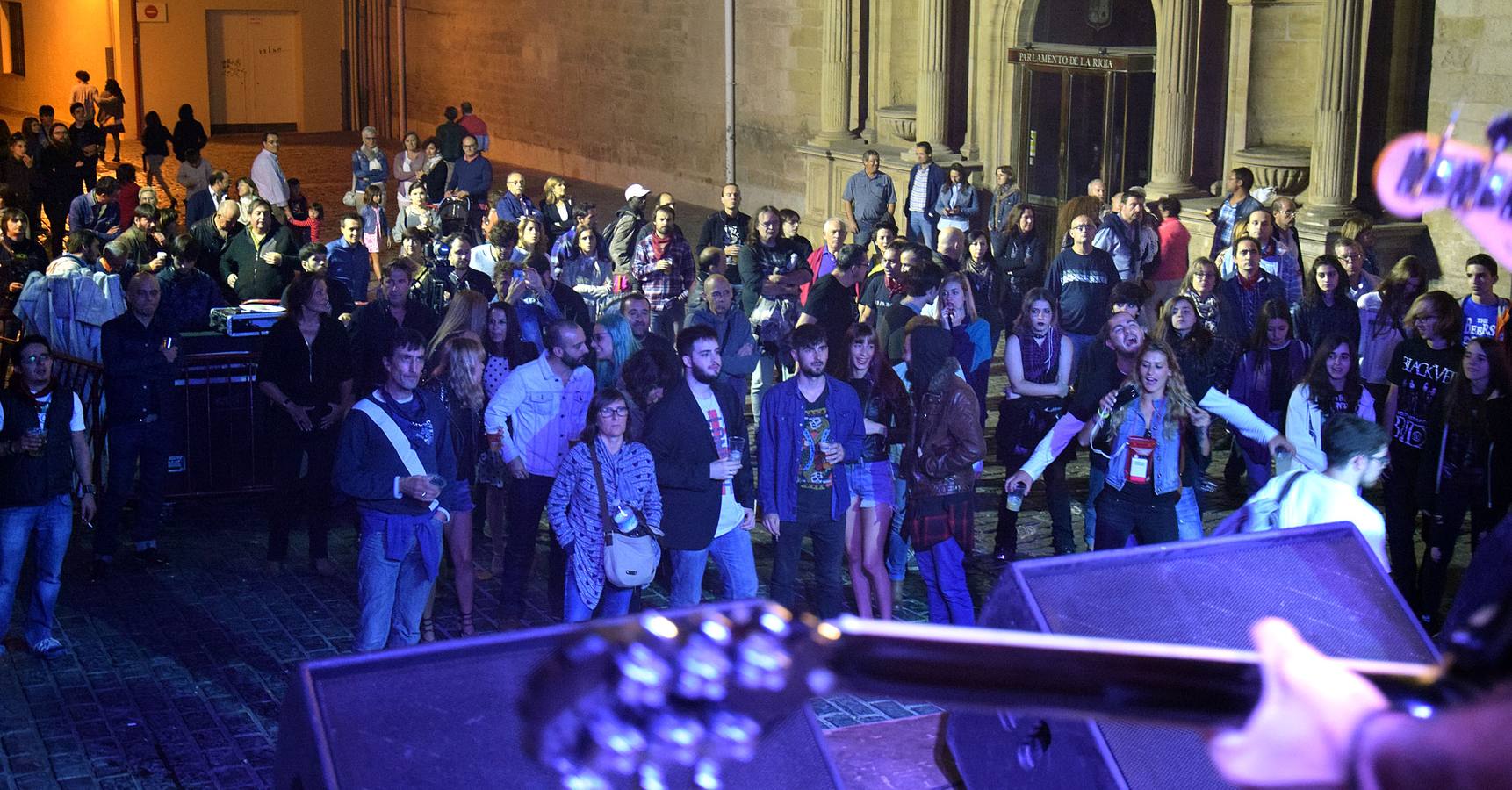 Nancys Rubias en la plaza del Ayuntamiento