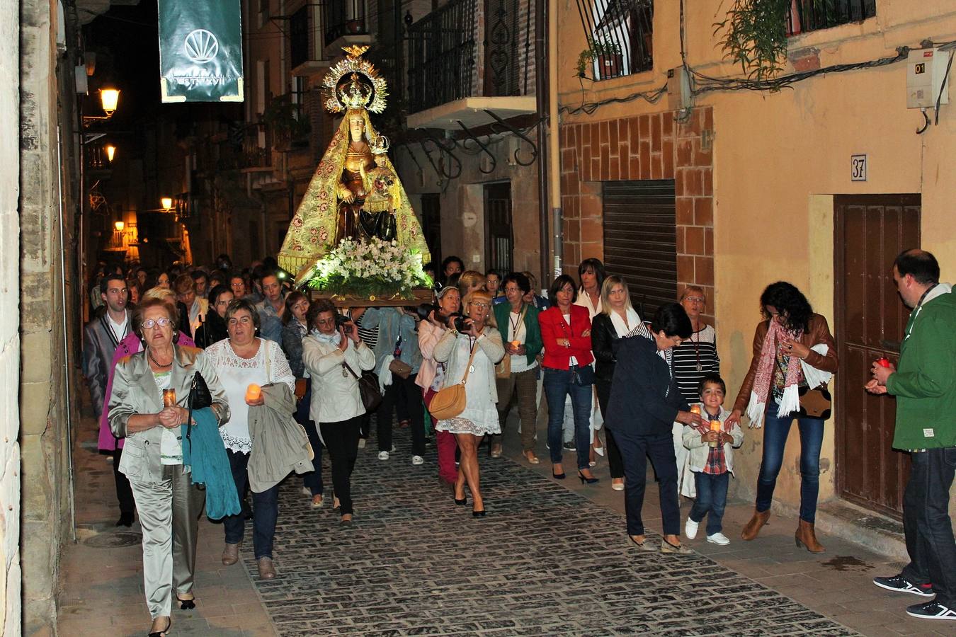 Navarrete celebra la Procesión de Las Antorchas