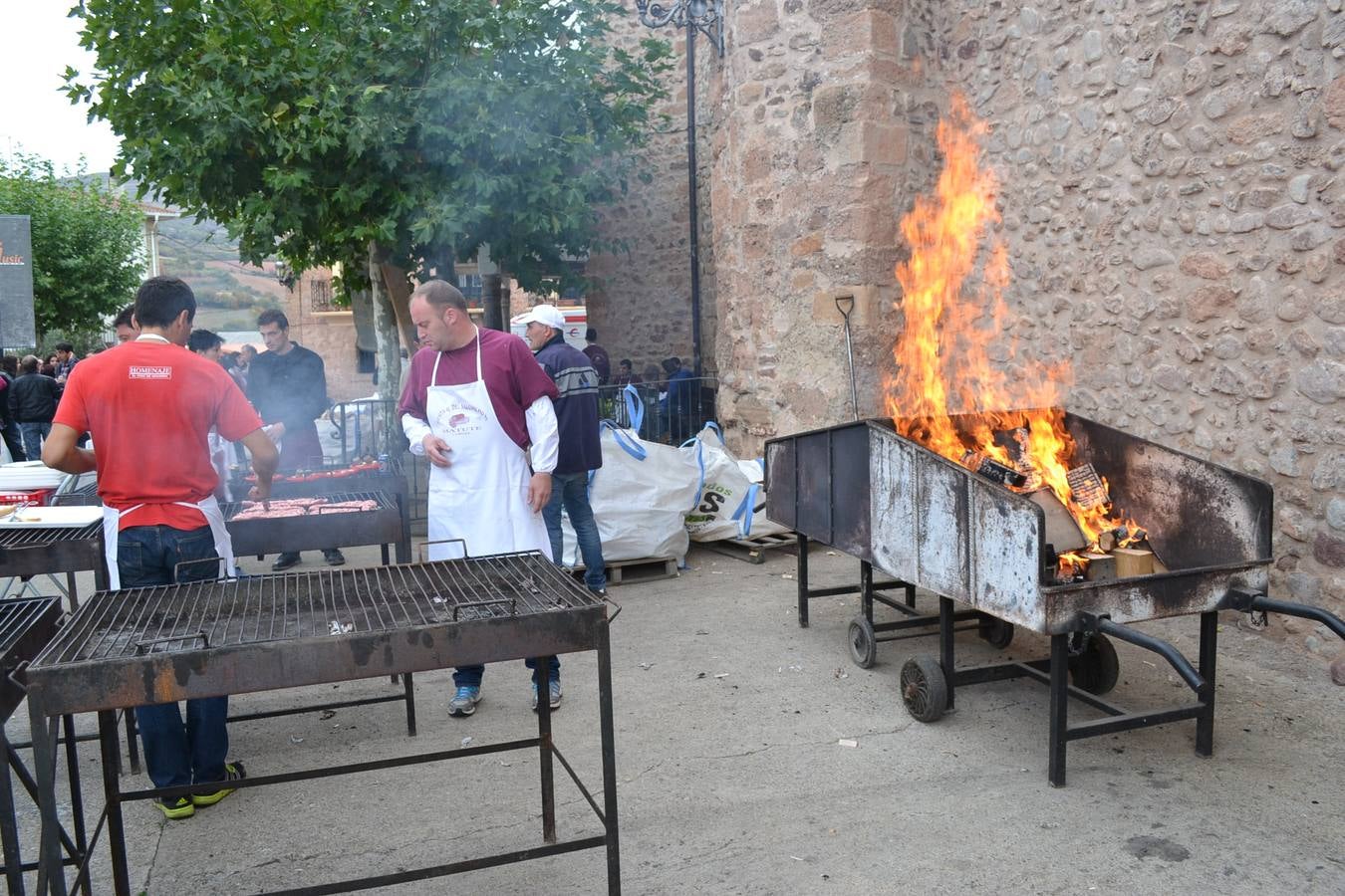 El tiempo desapacible no pudo con el festival del salchichón de Matute