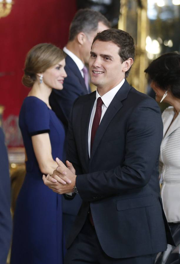 Albert Rivera, tras saludar a los Reyes.