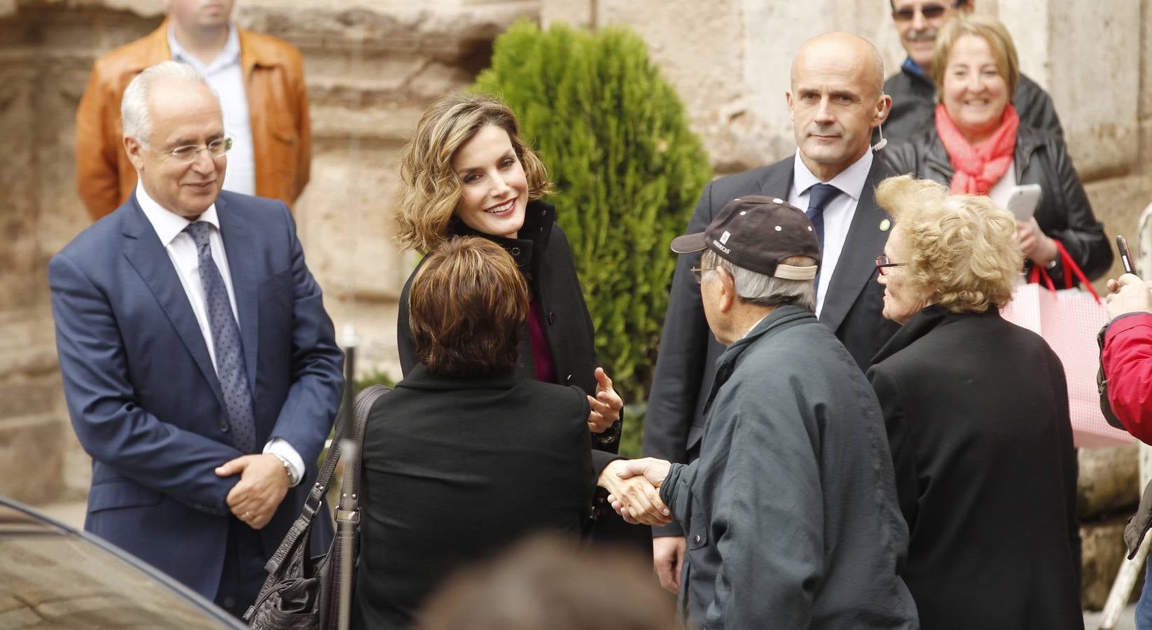 San Millán recibe a la Reina Letizia