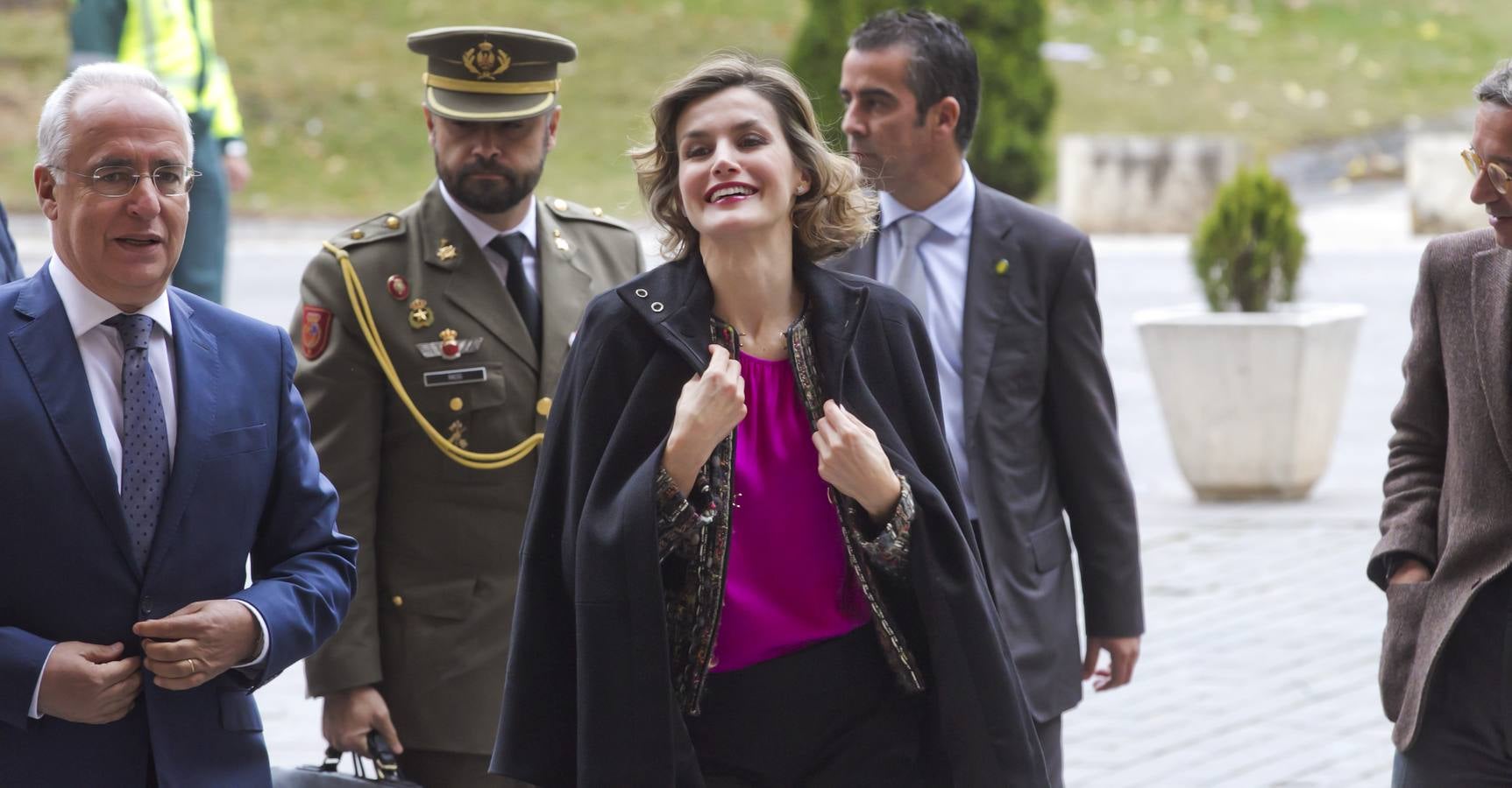 San Millán recibe a la Reina Letizia