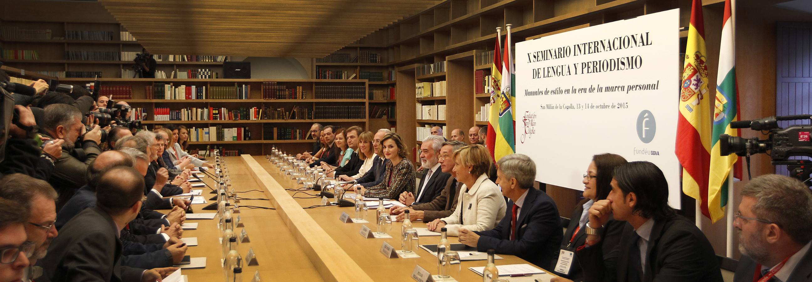 San Millán recibe a la Reina Letizia