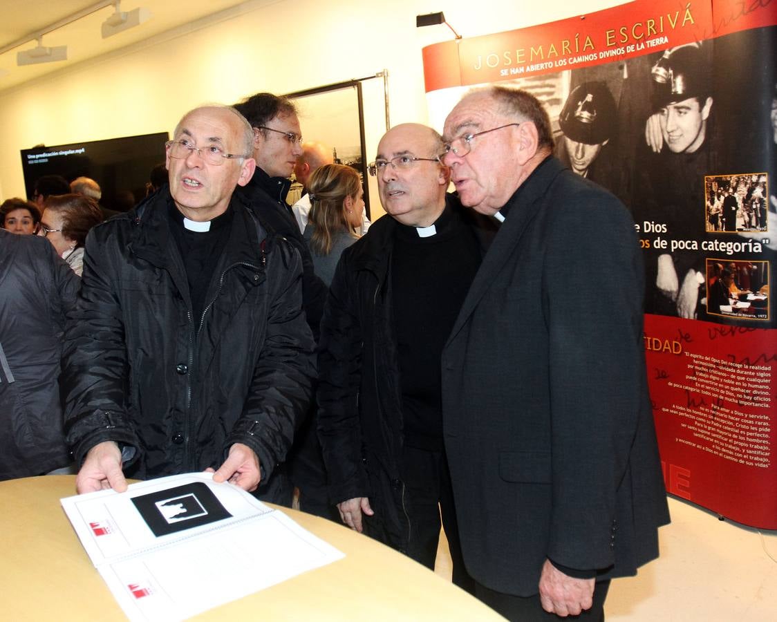 Inauguración en Logroño de la exposición sobre Escrivá de Balaguer, fundador del OPUS DEI