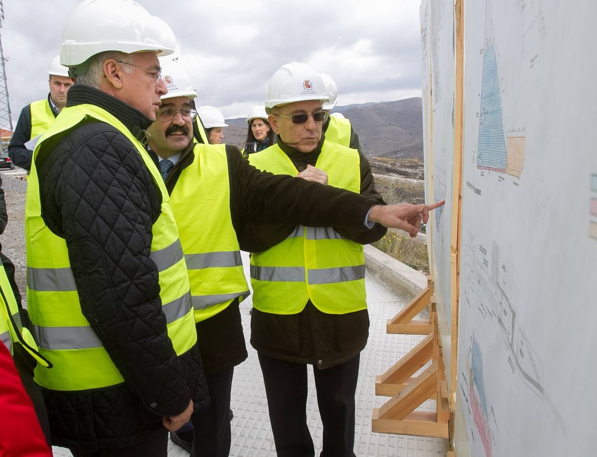 Las obras de la presa de Enciso