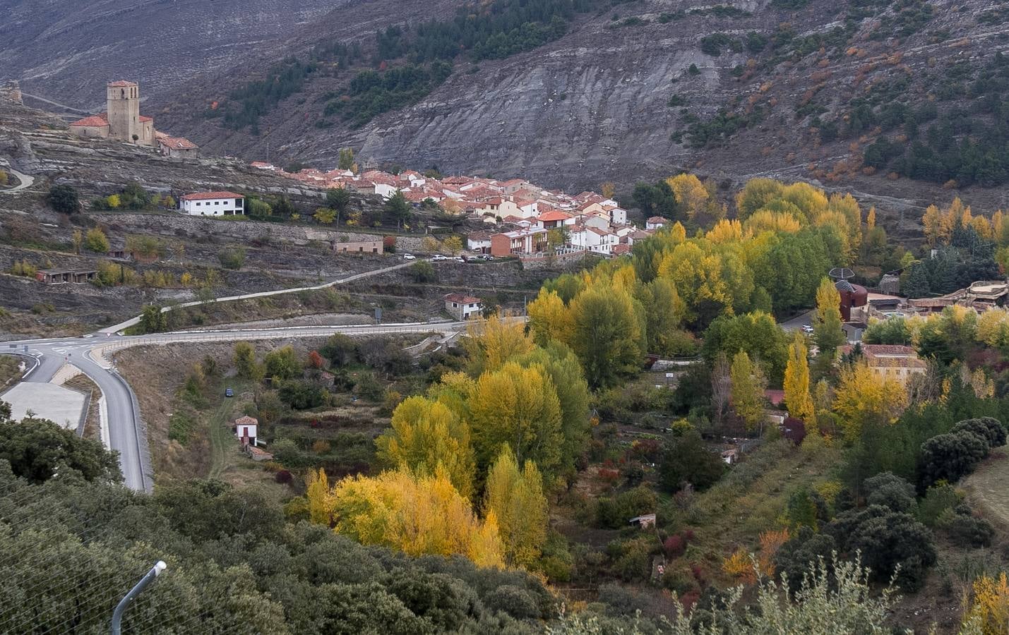 Las obras de la presa de Enciso