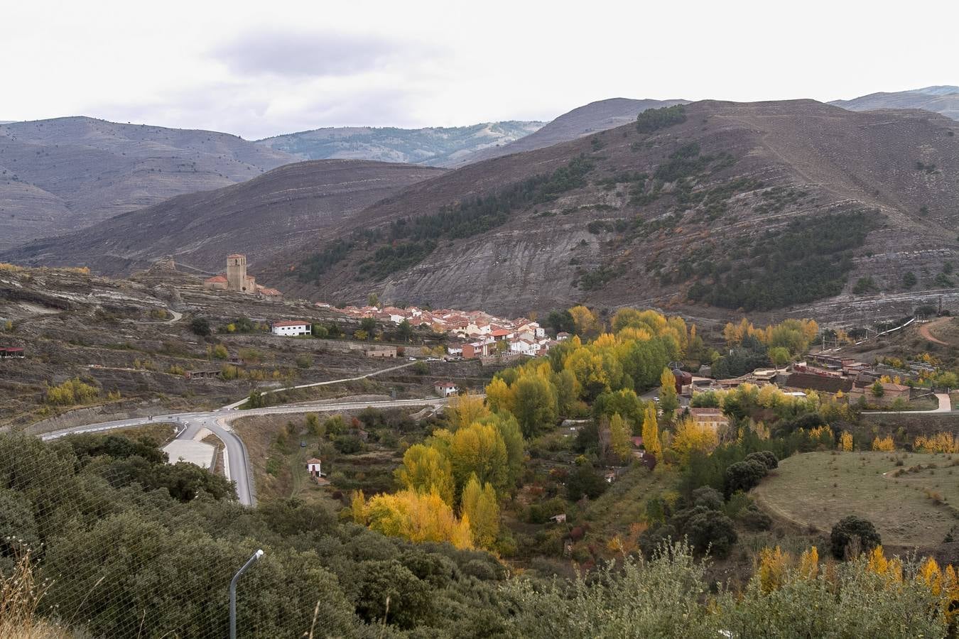 Las obras de la presa de Enciso