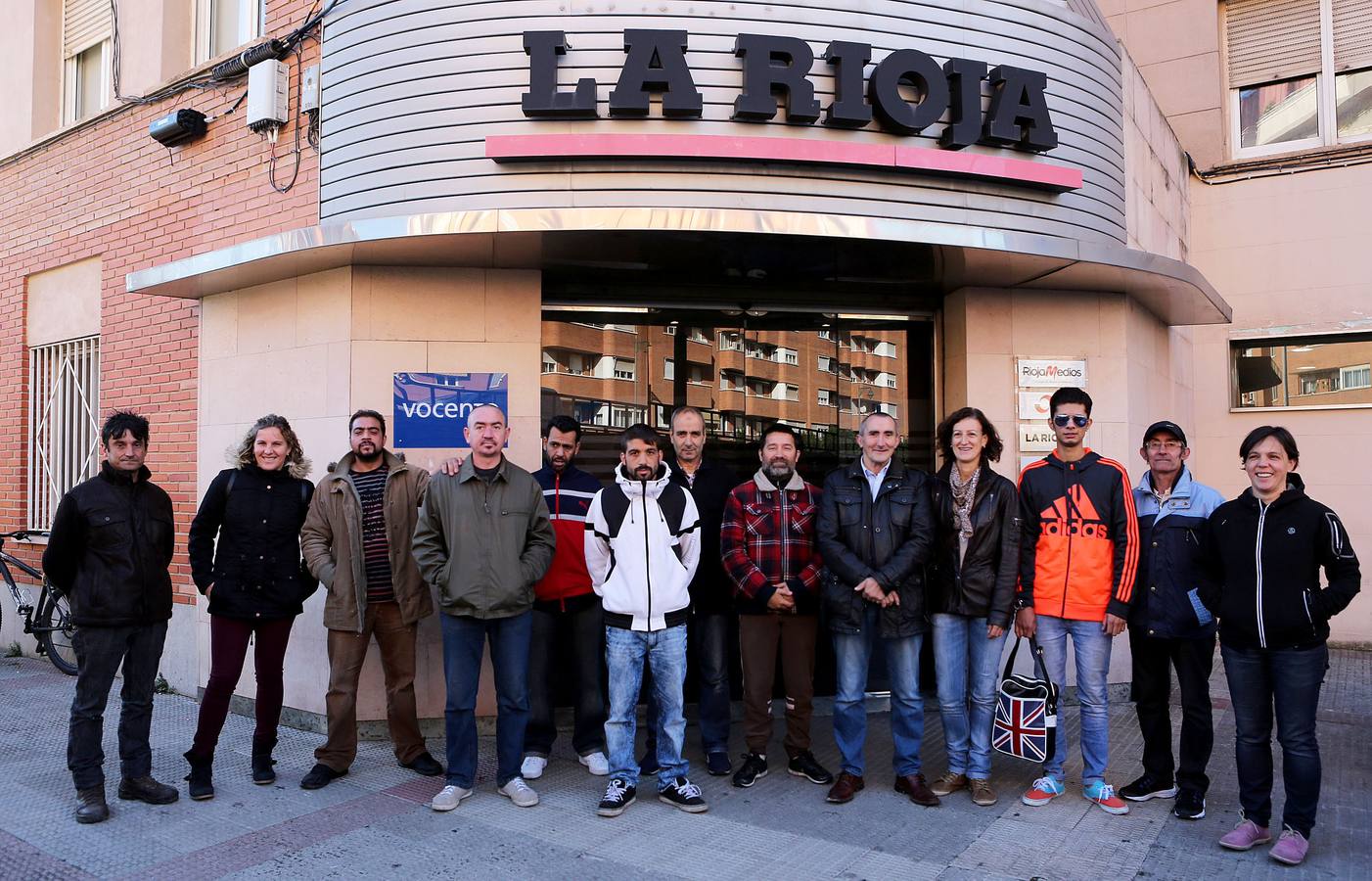 Visita de la Fundación Caritas-Chavicar a Diario LA RIOJA