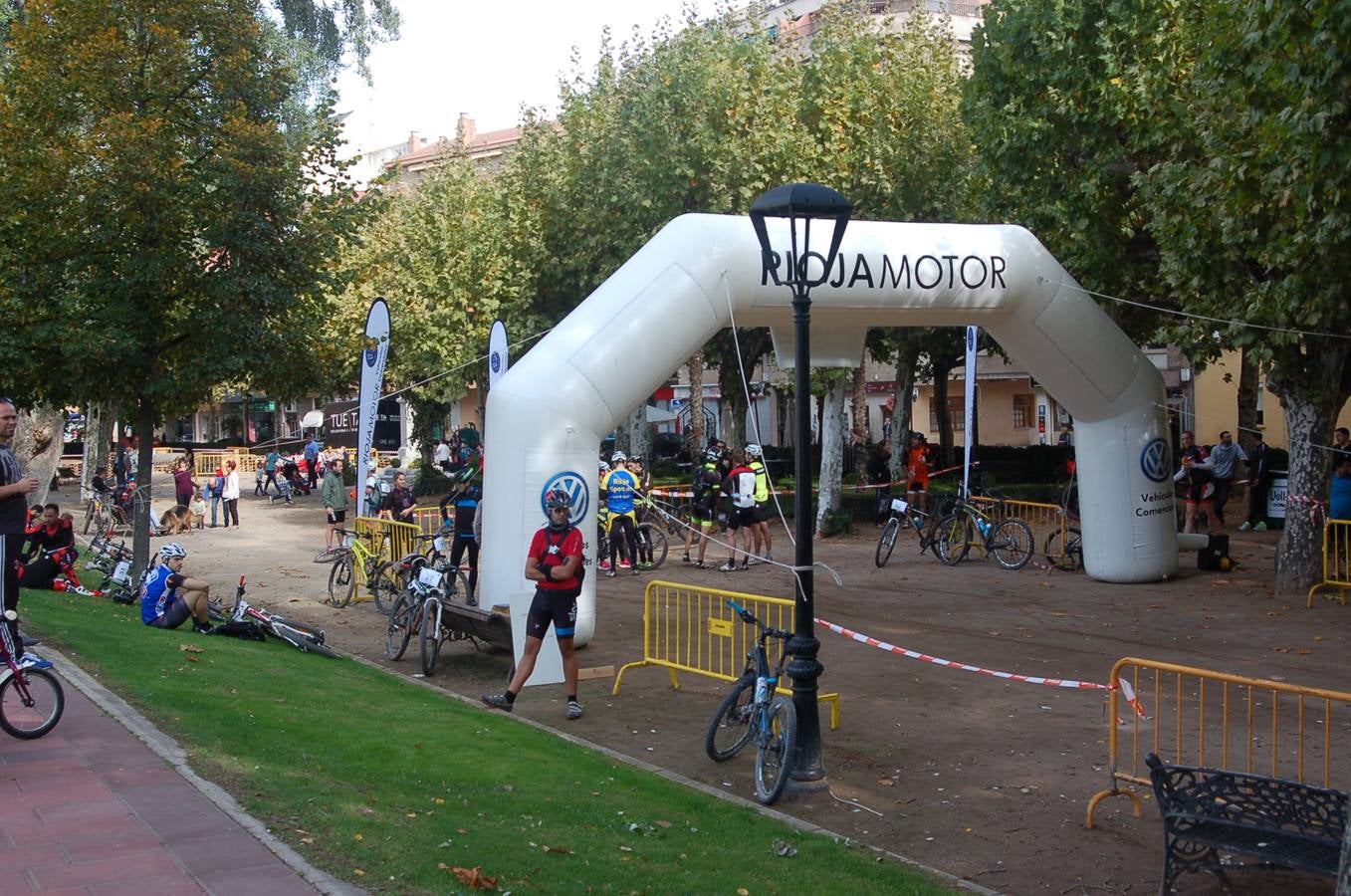 Fiesta de la bicicleta en Nájera