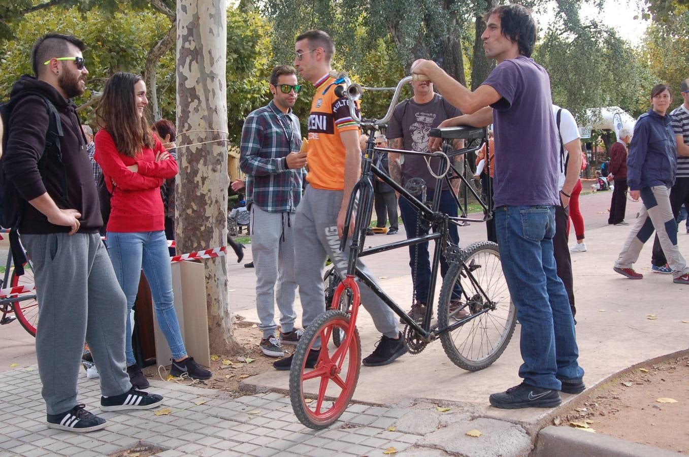 Fiesta de la bicicleta en Nájera