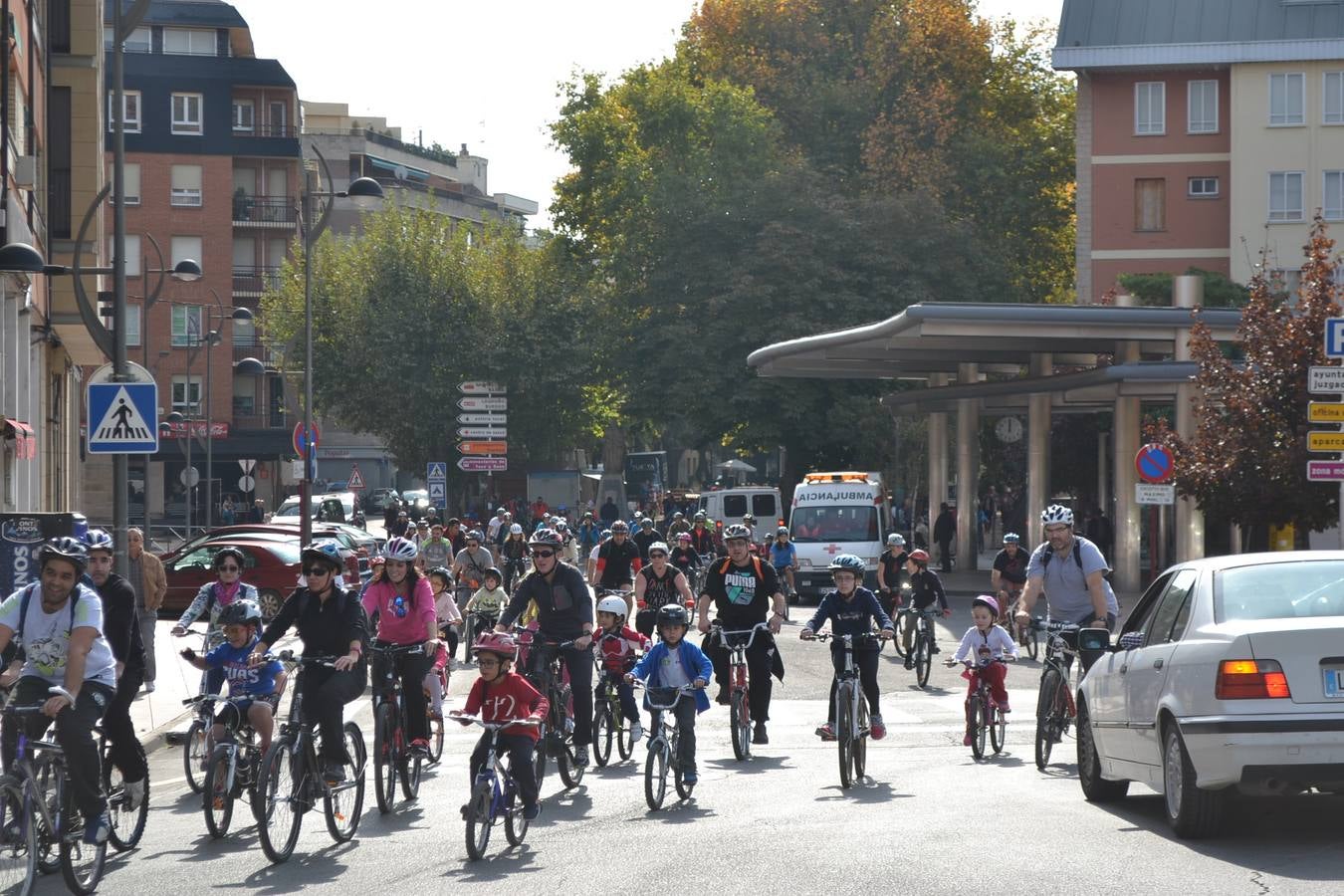 Fiesta de la bicicleta en Nájera