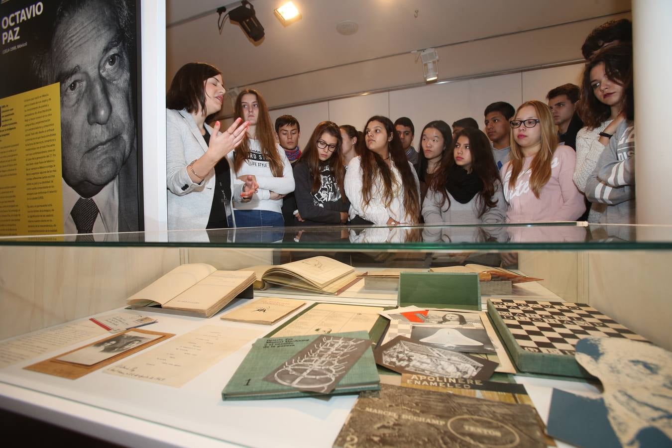 Exposición de los premios Nobel de las letras hispanas