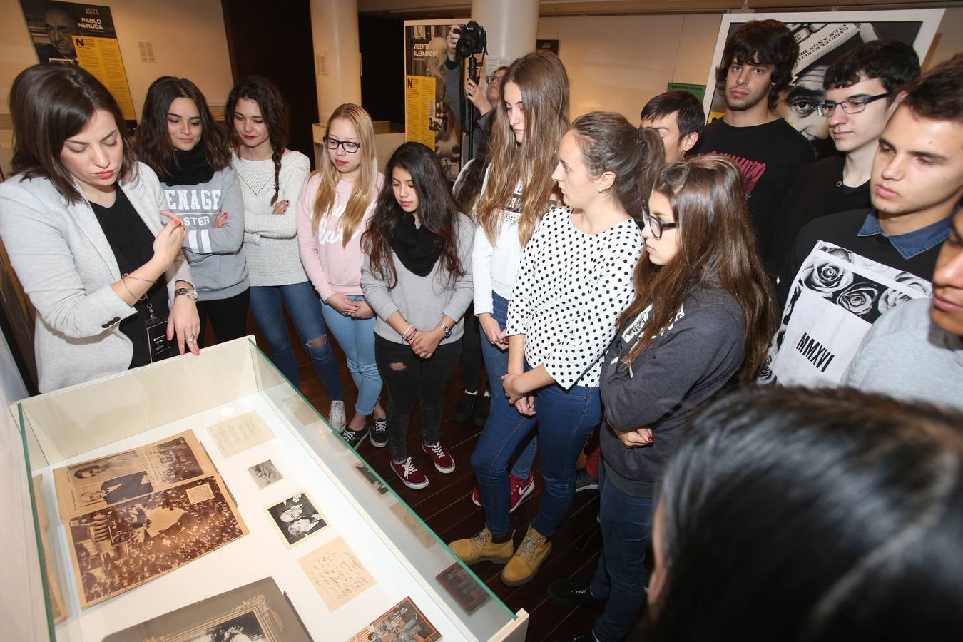 Exposición de los premios Nobel de las letras hispanas