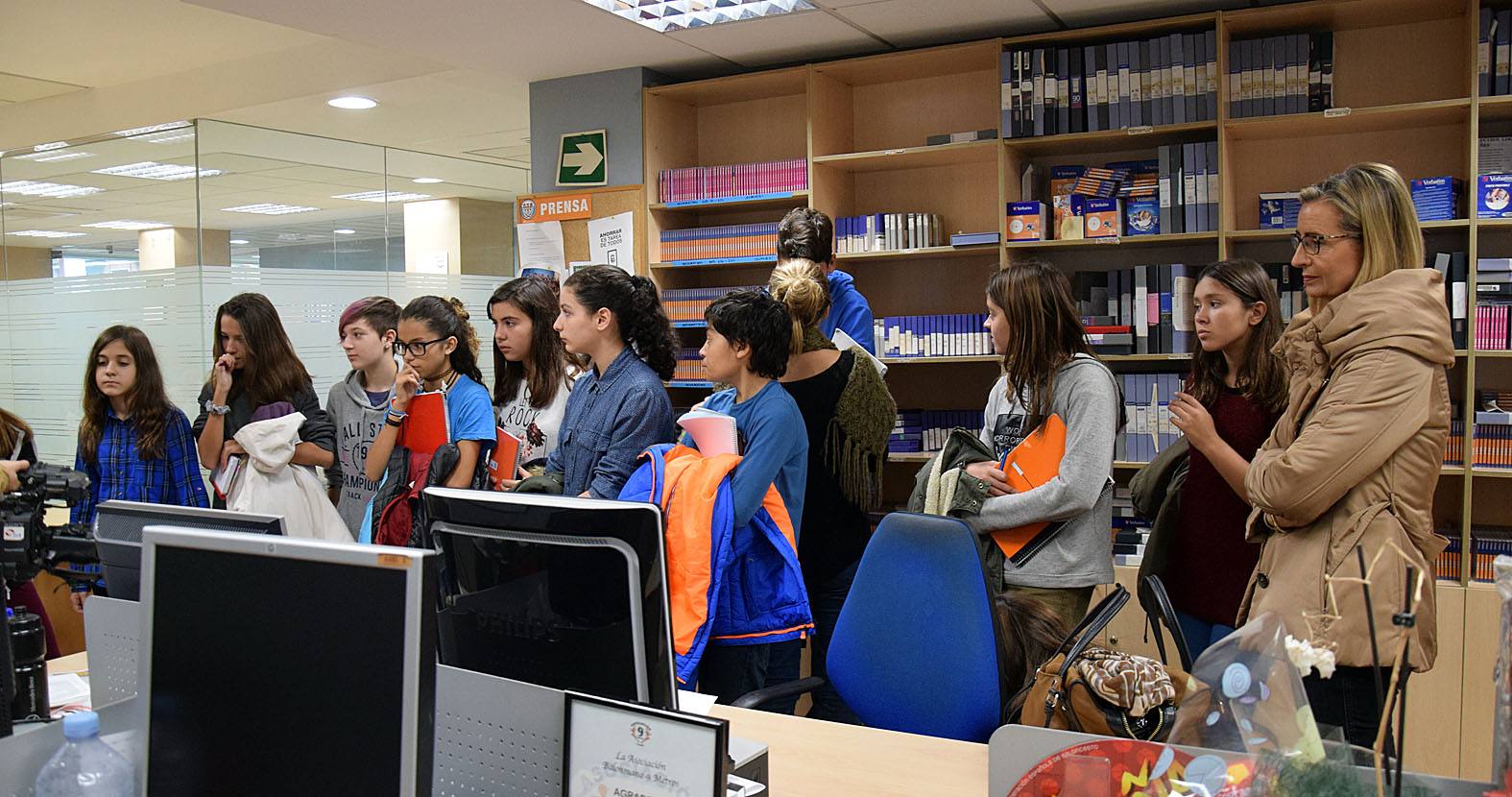 Alumnos del Sagasta visitan Diario LA RIOJA