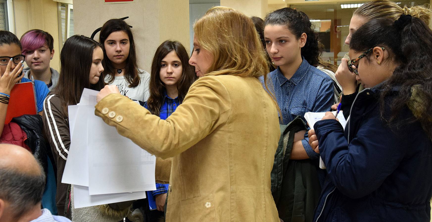 Alumnos del Sagasta visitan Diario LA RIOJA