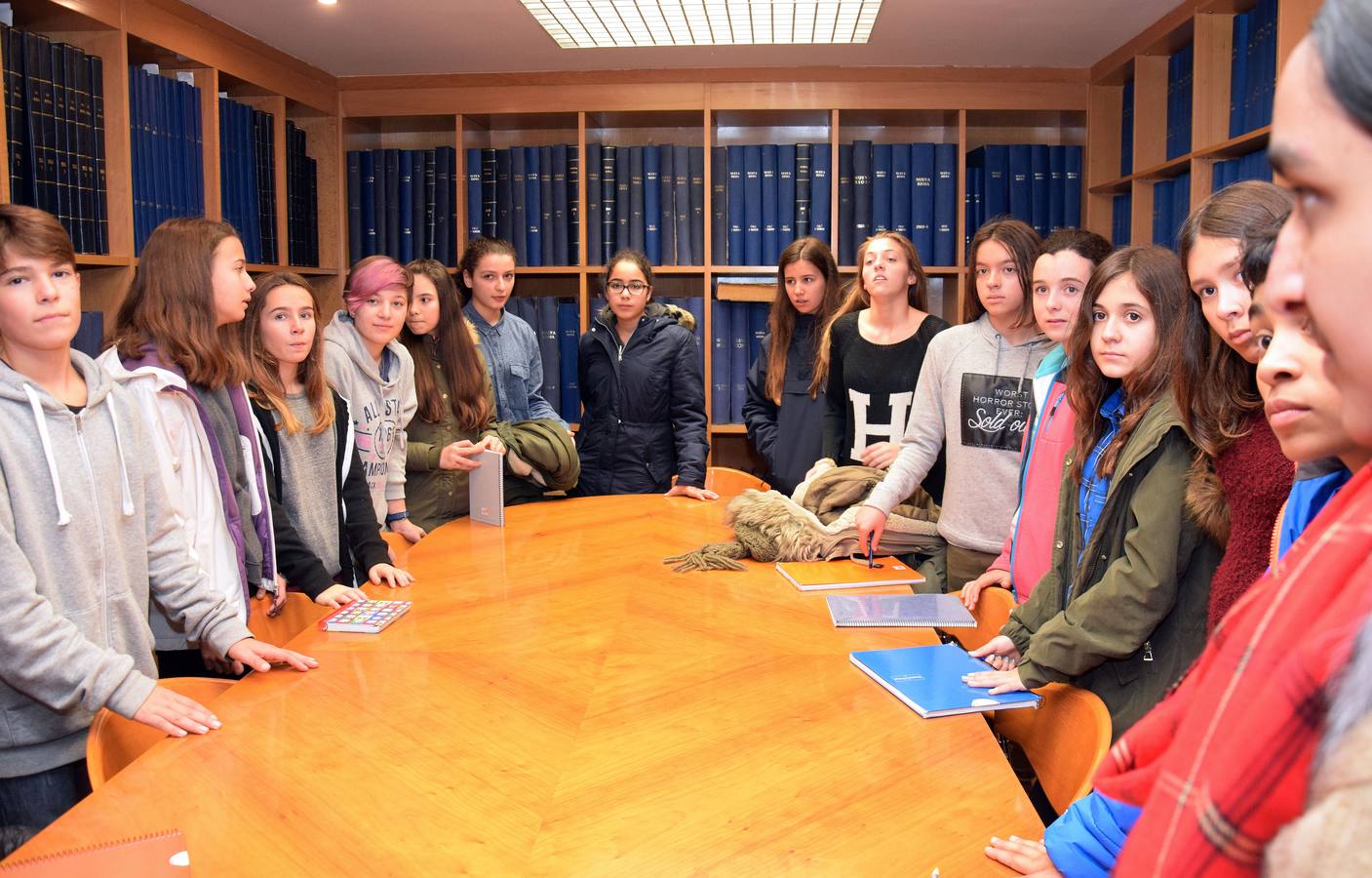 Alumnos del Sagasta visitan Diario LA RIOJA