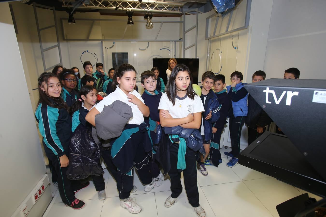 Hoy nos visitan los alumnos de 5º A de las Adoratrices