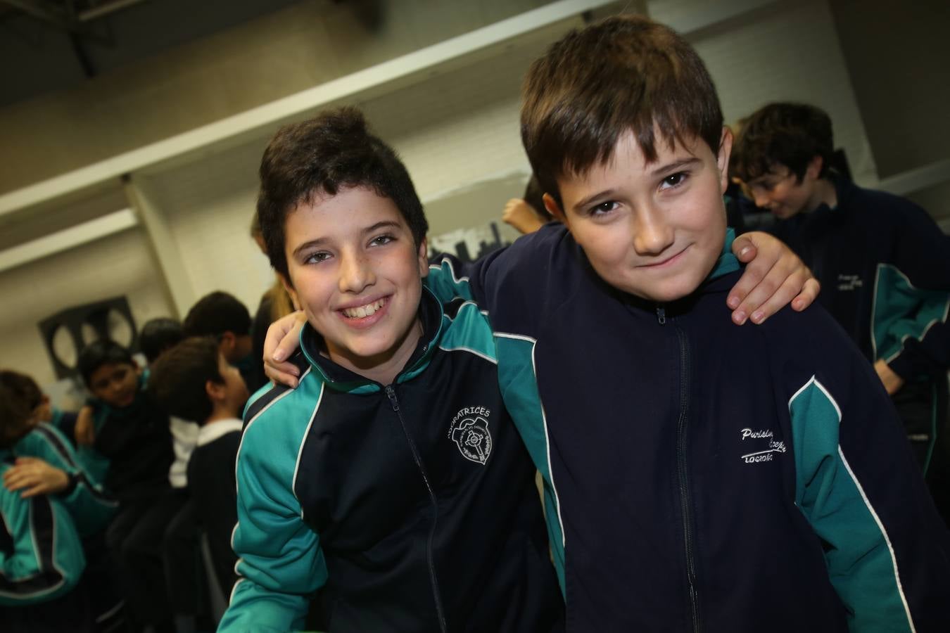 Hoy nos visitan los alumnos de 5º A de las Adoratrices