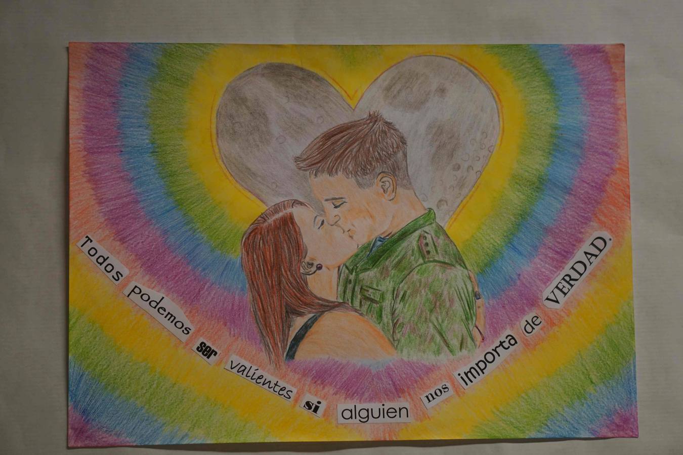 Dibujos por el respeto en el Colegio de Psicólogos (I)