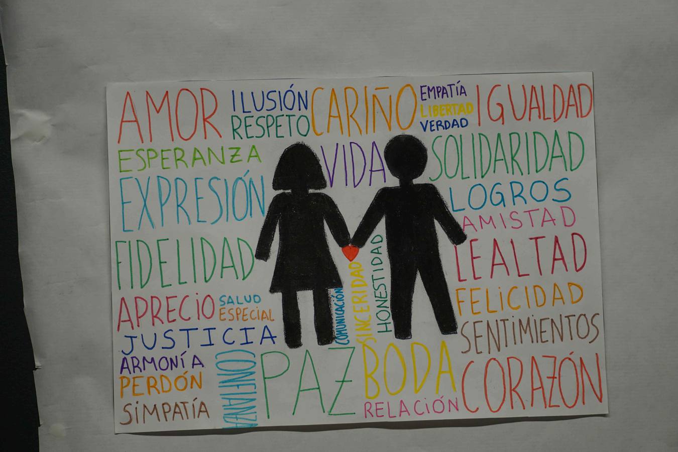 Dibujos por el respeto en el Colegio de Psicólogos (I)