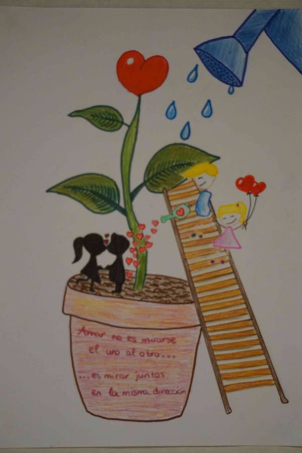 Dibujos por el respeto en el Colegio de Psicólogos (I)