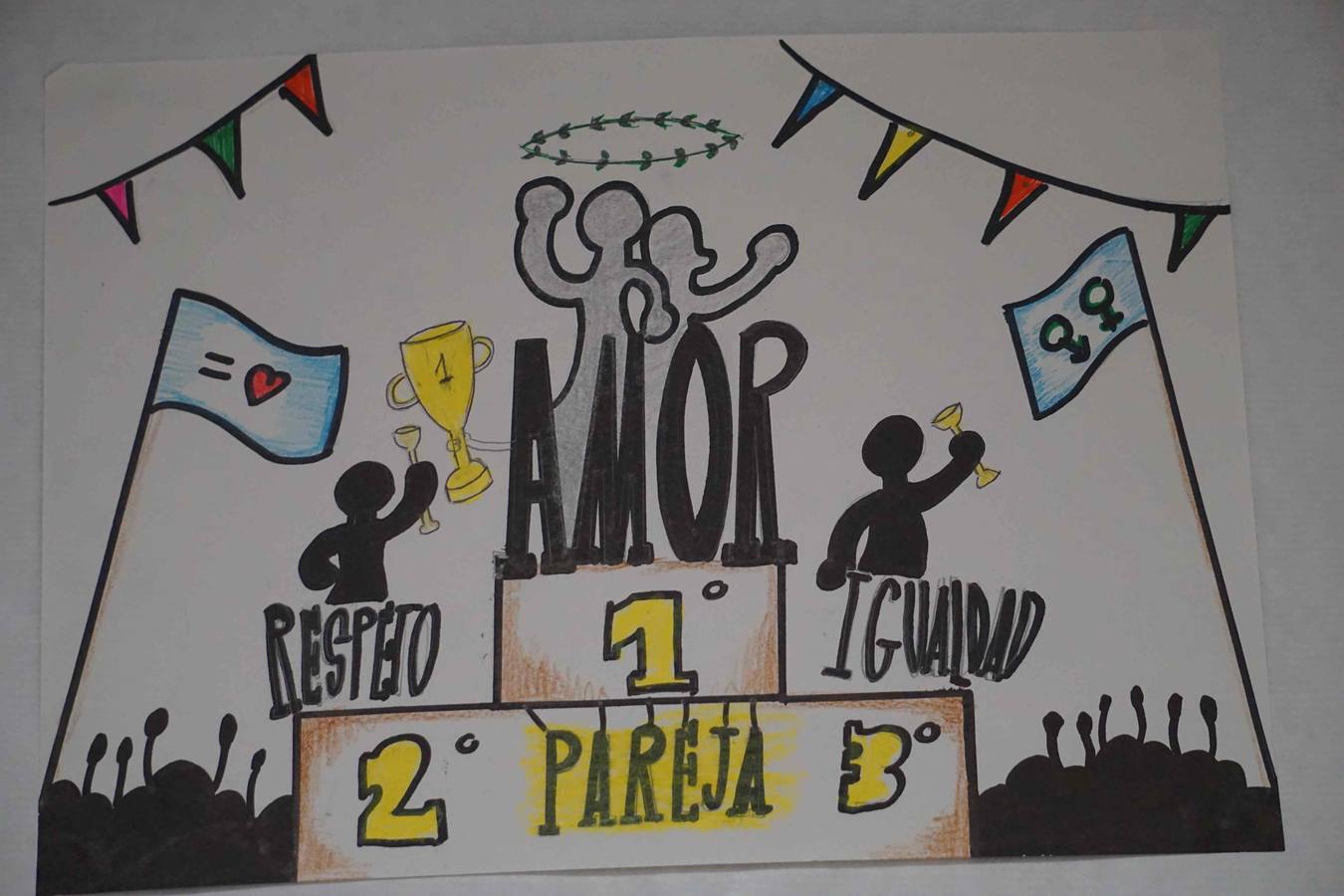 Dibujos por el respeto en el Colegio de Psicólogos (I)