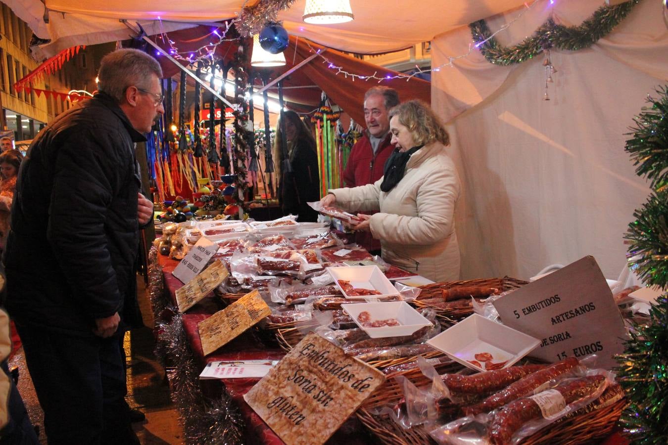 Mercado y hogueras de Santa Lucía en Arnedo