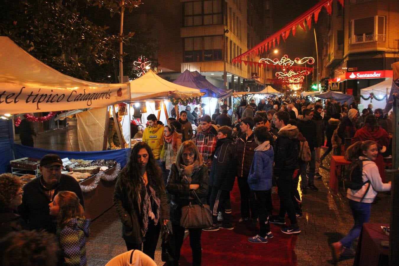 Mercado y hogueras de Santa Lucía en Arnedo