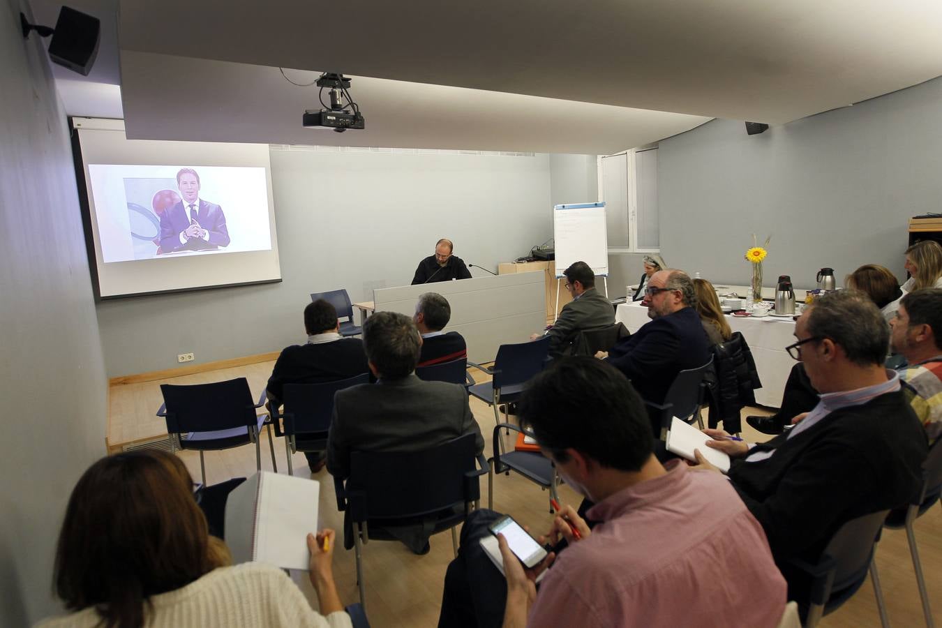 El debate electoral en TVR con Del Río, Luena, Baena y Carreño