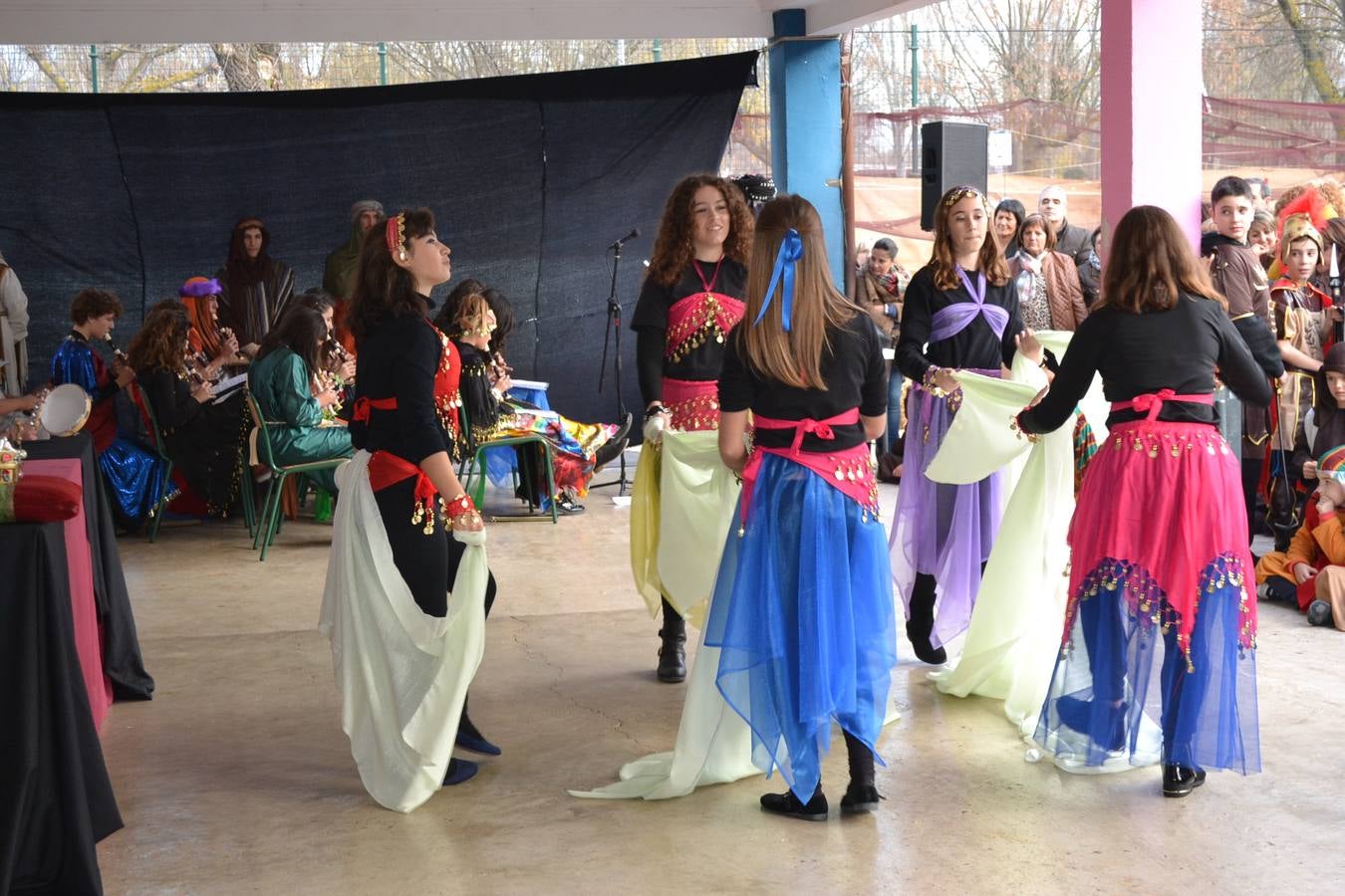 Belén viviente del colegio La Piedad de Nájera