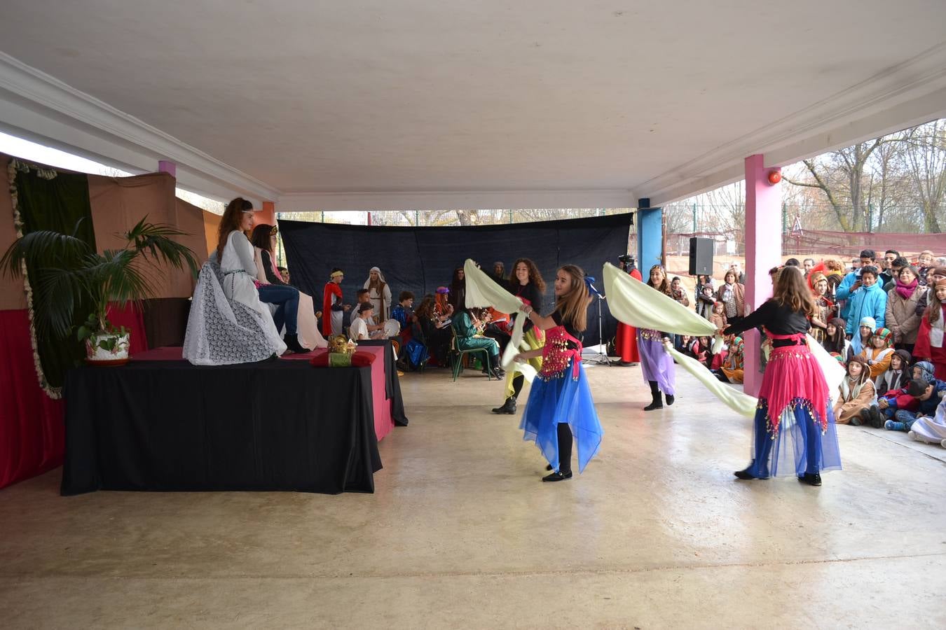 Belén viviente del colegio La Piedad de Nájera