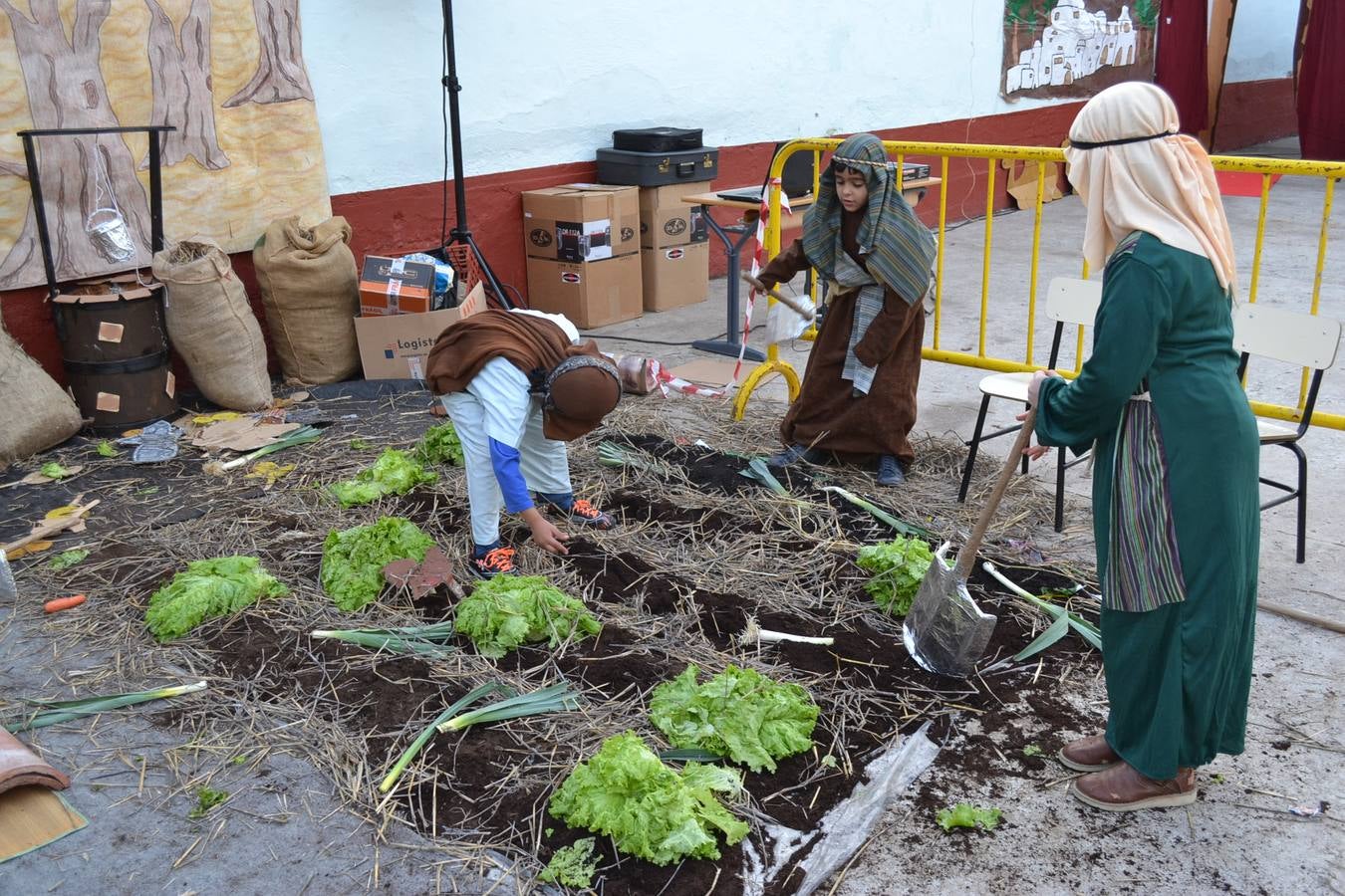 Belén viviente del colegio La Piedad de Nájera