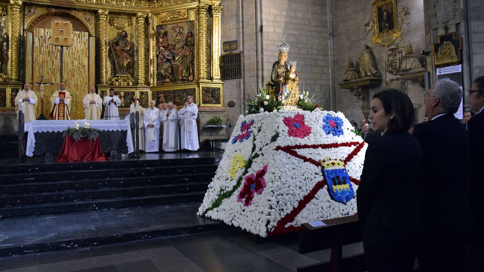 Procesión y misa en Logroño para celebrar el día de la Virgen de la Esperanza