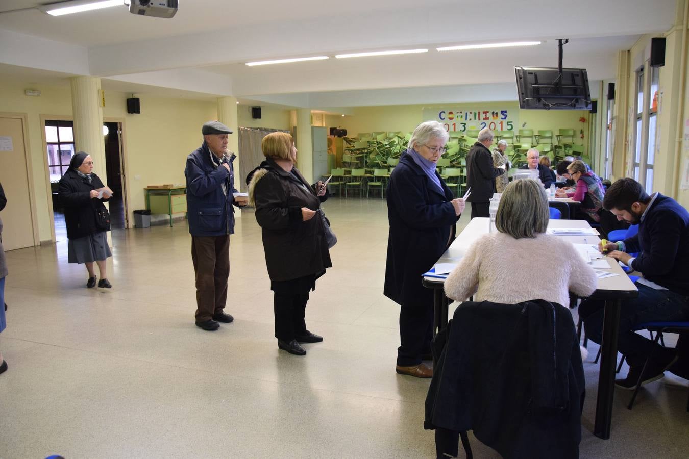 Mañana electoral en Las Gaunas