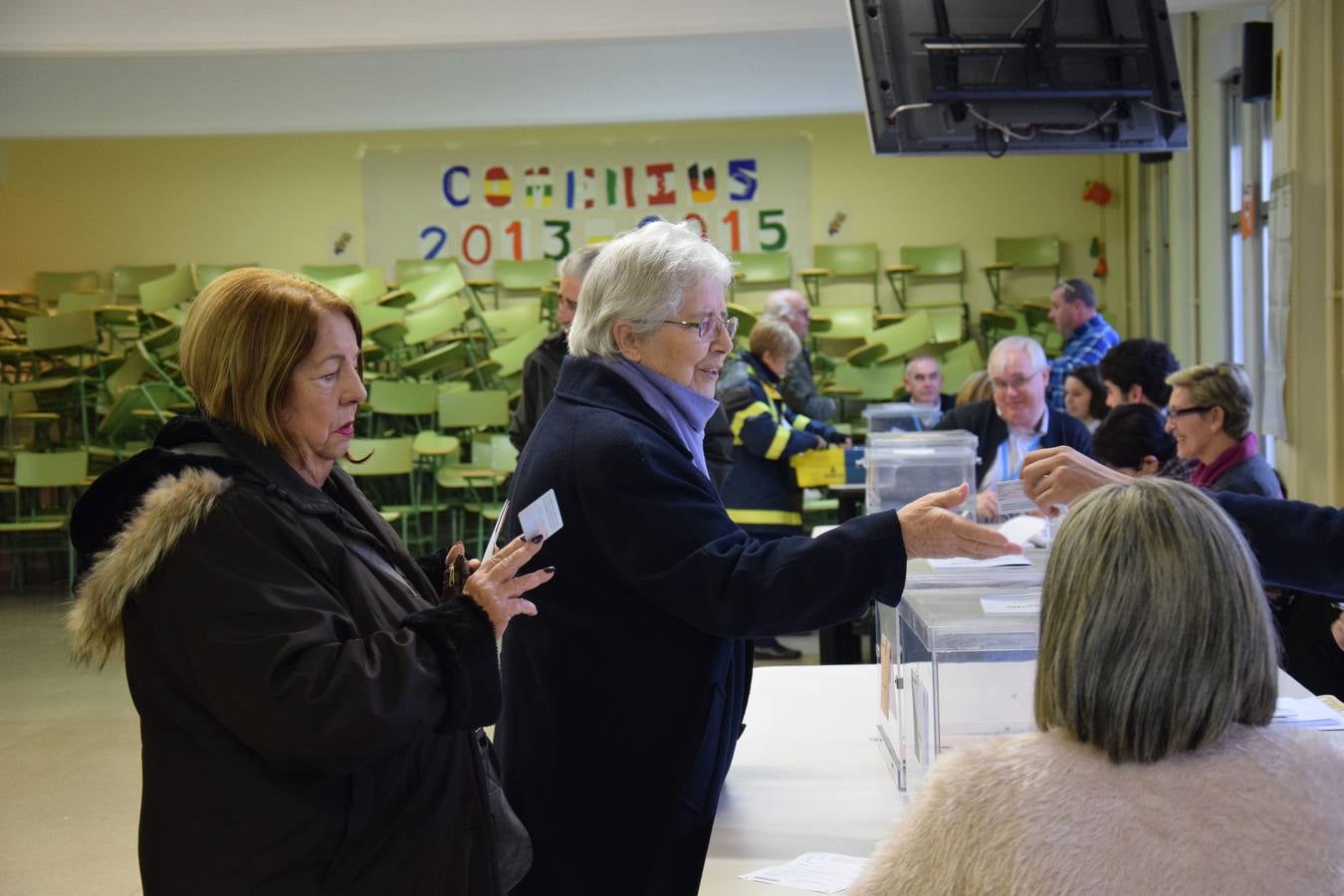 Mañana electoral en Las Gaunas